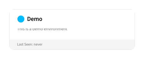 Environment Card